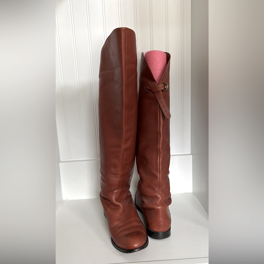 Coach Leather Riding Boots